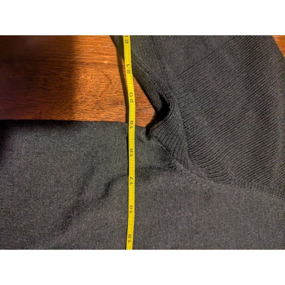 Nike Tiger Woods Wool Blend Golf Sweater The‎ League Medium Black Knit Pullover